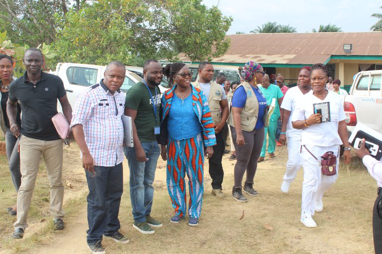 After Health Team meeting in Bomi County